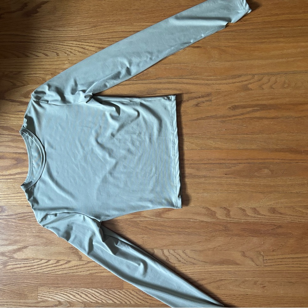 Elegant Long Sleeve Green Top